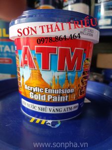 Sơn nhũ vàng ATM 999 hệ nước