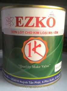 Sơn lót kẽm Epoxy EZKO 1 Thành phần 1Kg