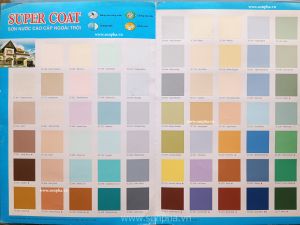 BẢNG MÀU TISON SUPER COAT
