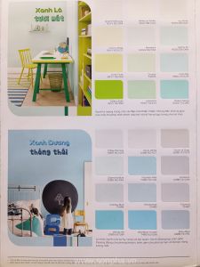 BẢNG MÀU DULUX LAU CHÙI
