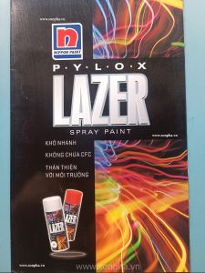BẢNG MÀU SƠN XỊT LAZER