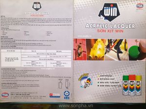 BẢNG MÀU SƠN XỊT WIN